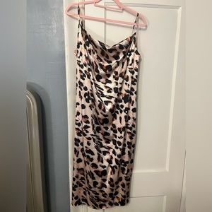 Leopard print dress